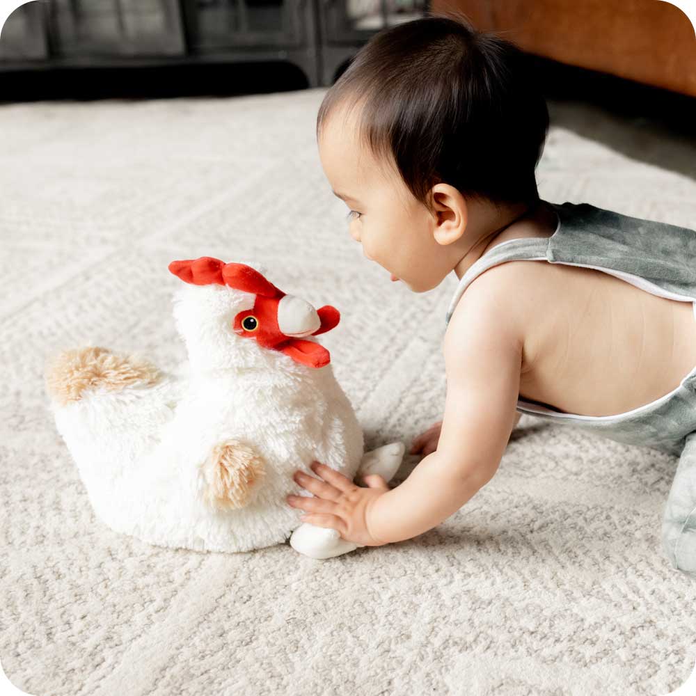 Chicken Warmies® Large 13” Plush | Microwavable Lavender Scented Stuffed Animal