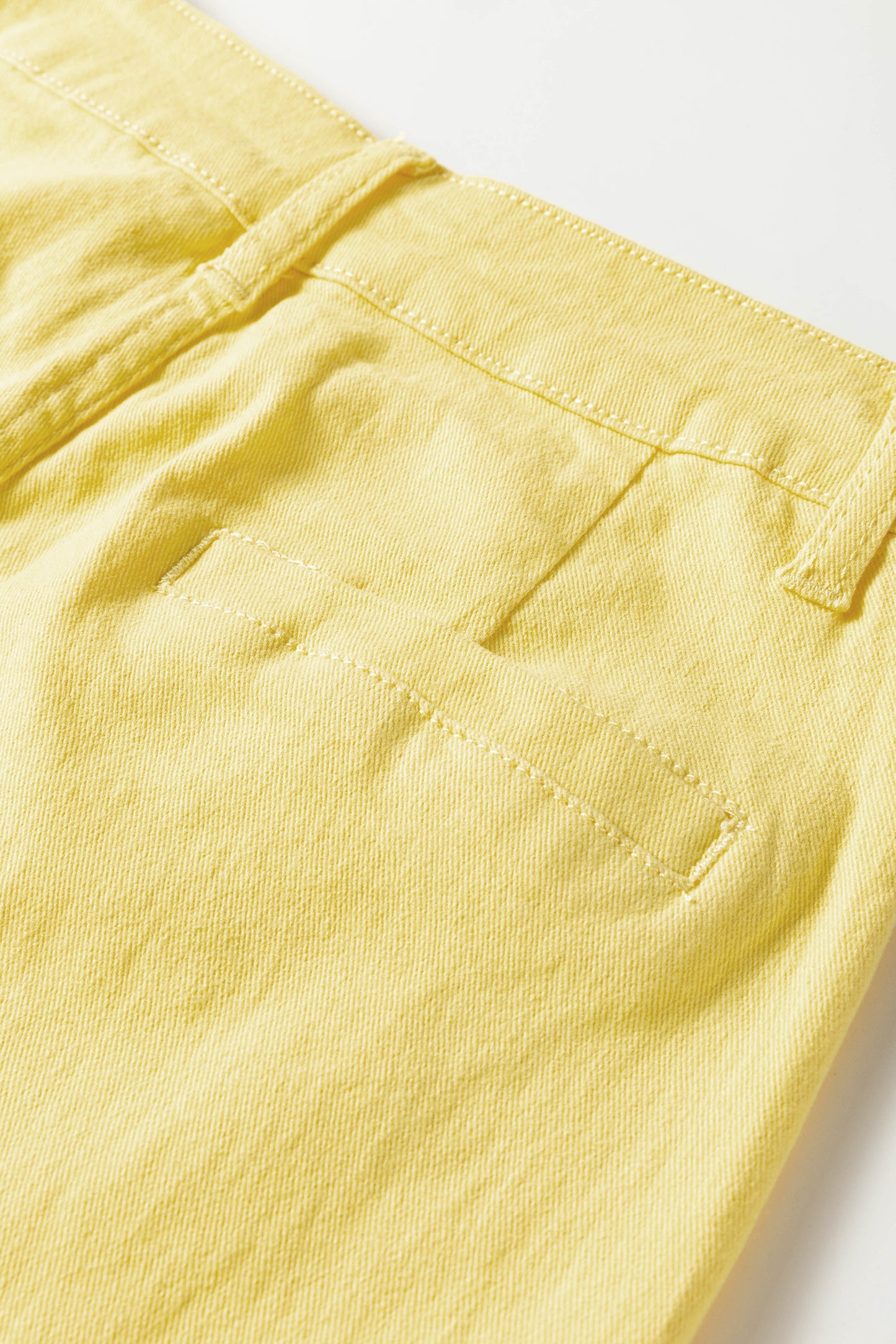 ~PREORDER ~ Yellow Scalloped Patch Pocket Shift Jeans ~PREORDER ~