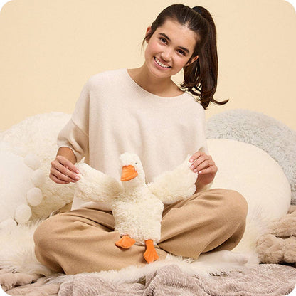 Goose Warmies Plush – Microwavable Lavender Scented Heating Pad Stuffed Animal for Comfort & Stress Relief
