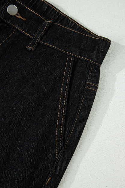 ~PREORDER ~ Scalloped Trim Casual Denim Shorts ~PREORDER ~