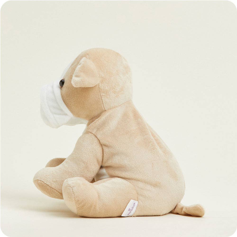 Bulldog Warmies Plush – Microwavable Lavender Scented Heating Pad Stuffed Animal for Comfort & Stress Relief