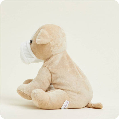 Bulldog Warmies Plush – Microwavable Lavender Scented Heating Pad Stuffed Animal for Comfort & Stress Relief