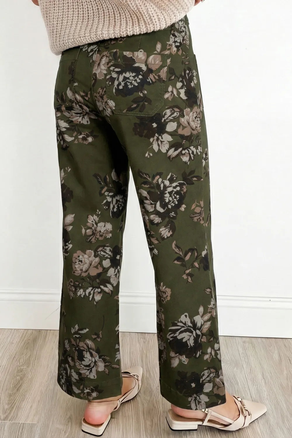 ~PREORDER~ Olive Garden Floral Wide Leg Jeans ~PREORDER~