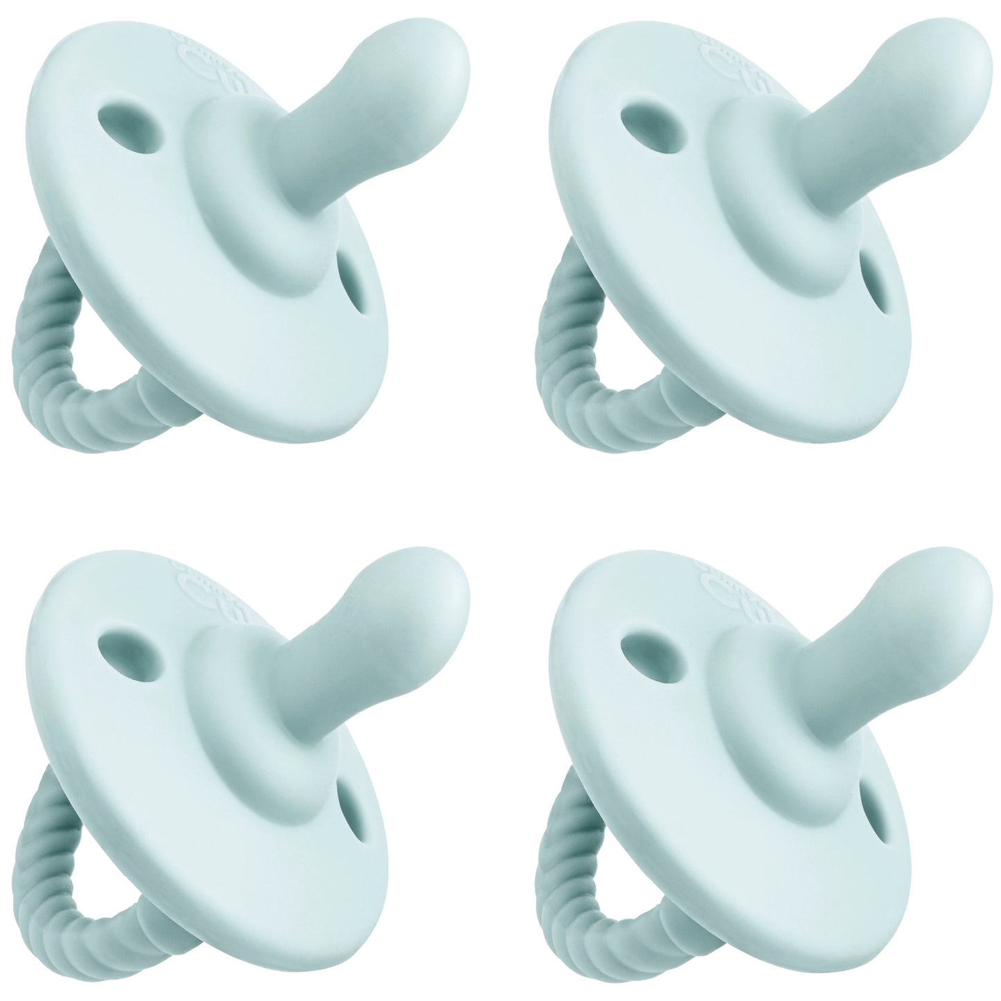 4‑Pack Baby Pacifiers | Soft Silicone Orthodontic Pacifiers Set