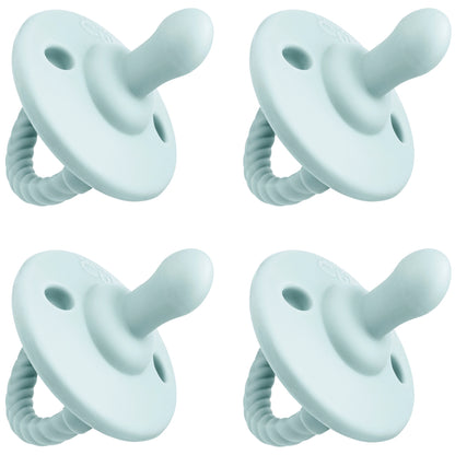 4‑Pack Baby Pacifiers | Soft Silicone Orthodontic Pacifiers Set