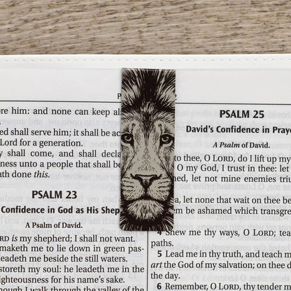 Strong and Courageous Magnetic Bookmark Set | Christian Bookmarks for Men