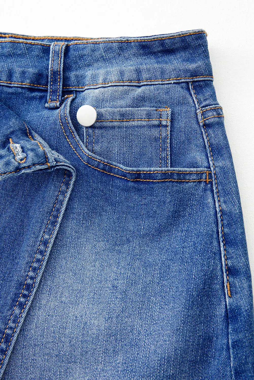 ~PREORDER~ Ashleigh Blue Wrapped Crossed Waist Denim Mini Skirt ~PREORDER~