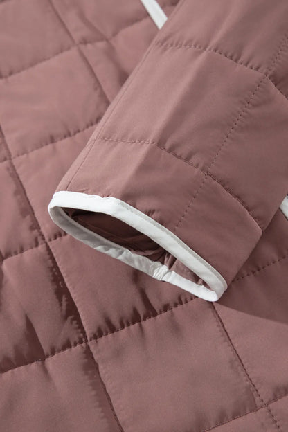 ~PREORDER~ Cocoa Rose Quilted Contrast Trim Jacket ~PREORDER~