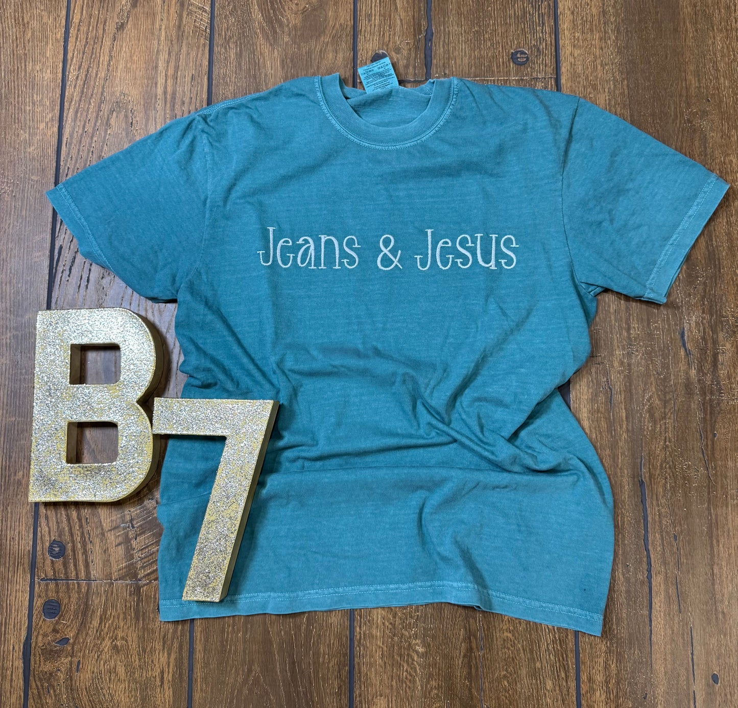 Custom Embroidered Tee Shirt – Personalized Graphic Tee by B7 Boutique