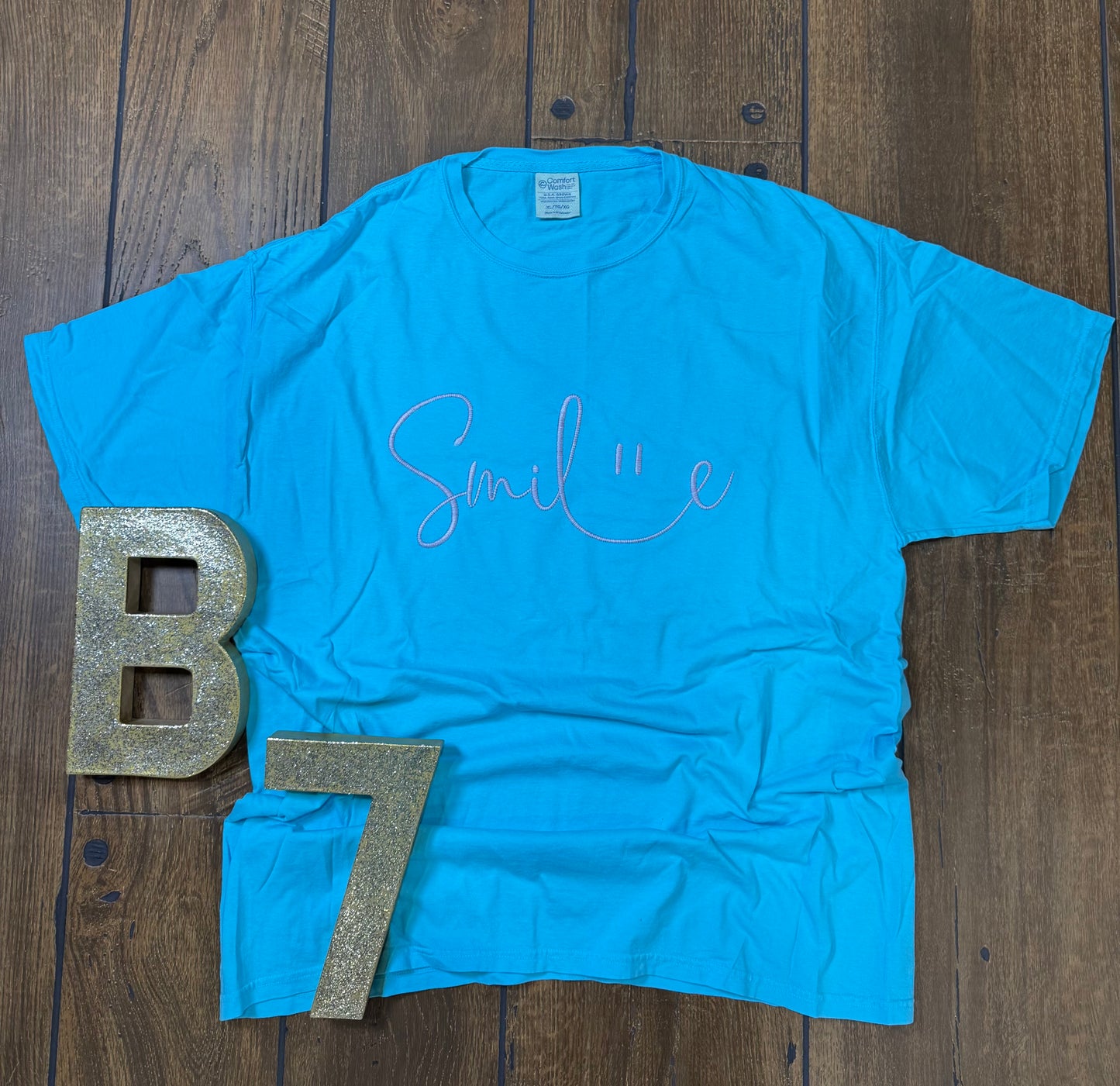 Custom Embroidered Tee Shirt – Personalized Graphic Tee by B7 Boutique