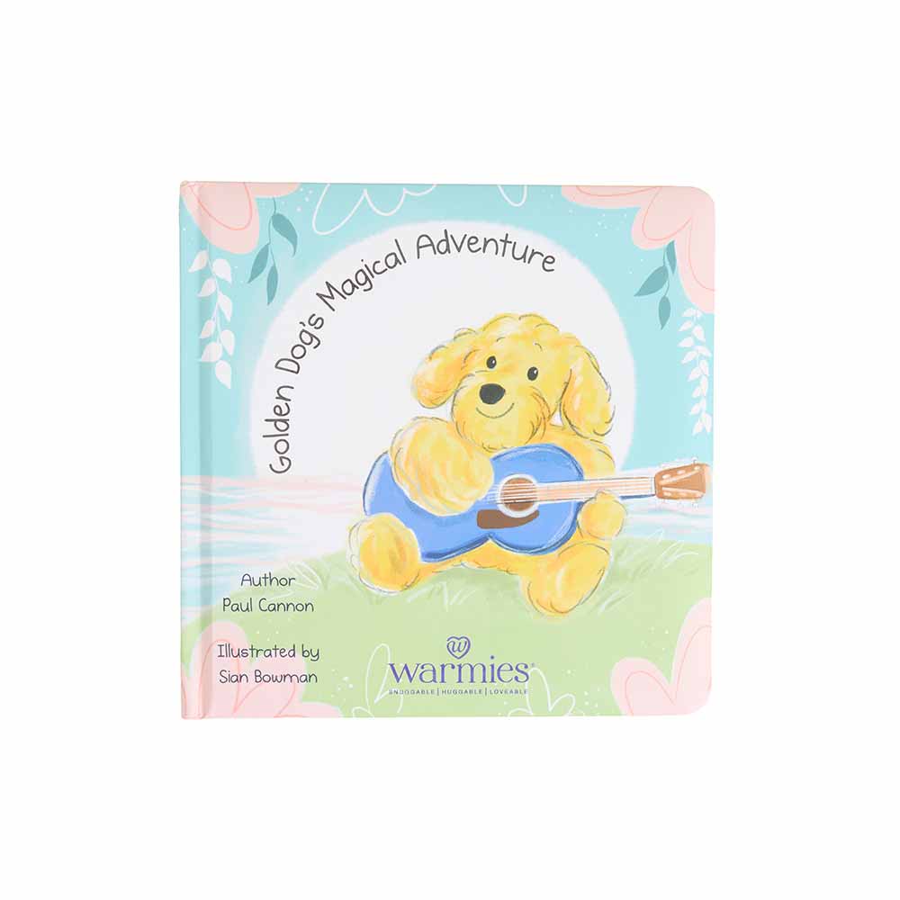 Golden Dog’s Magical Adventure Children’s Board Book – Warmies Storybook for Kids