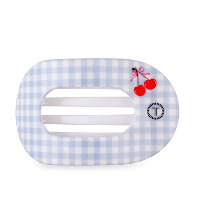 Large Flat Round Teleties Clip