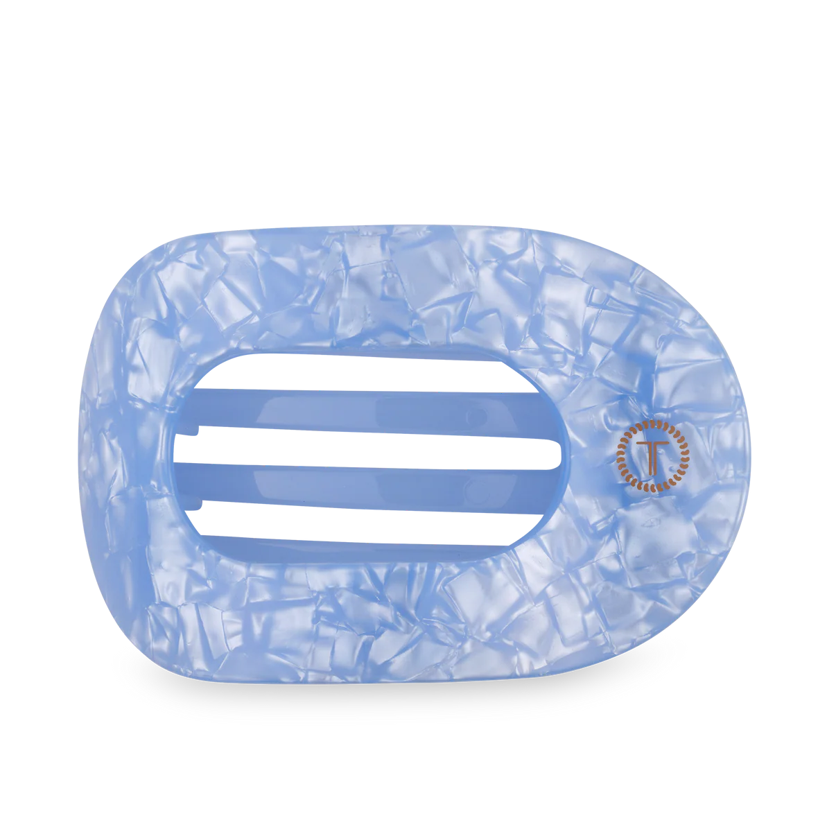 Large Flat Round Teleties Clip