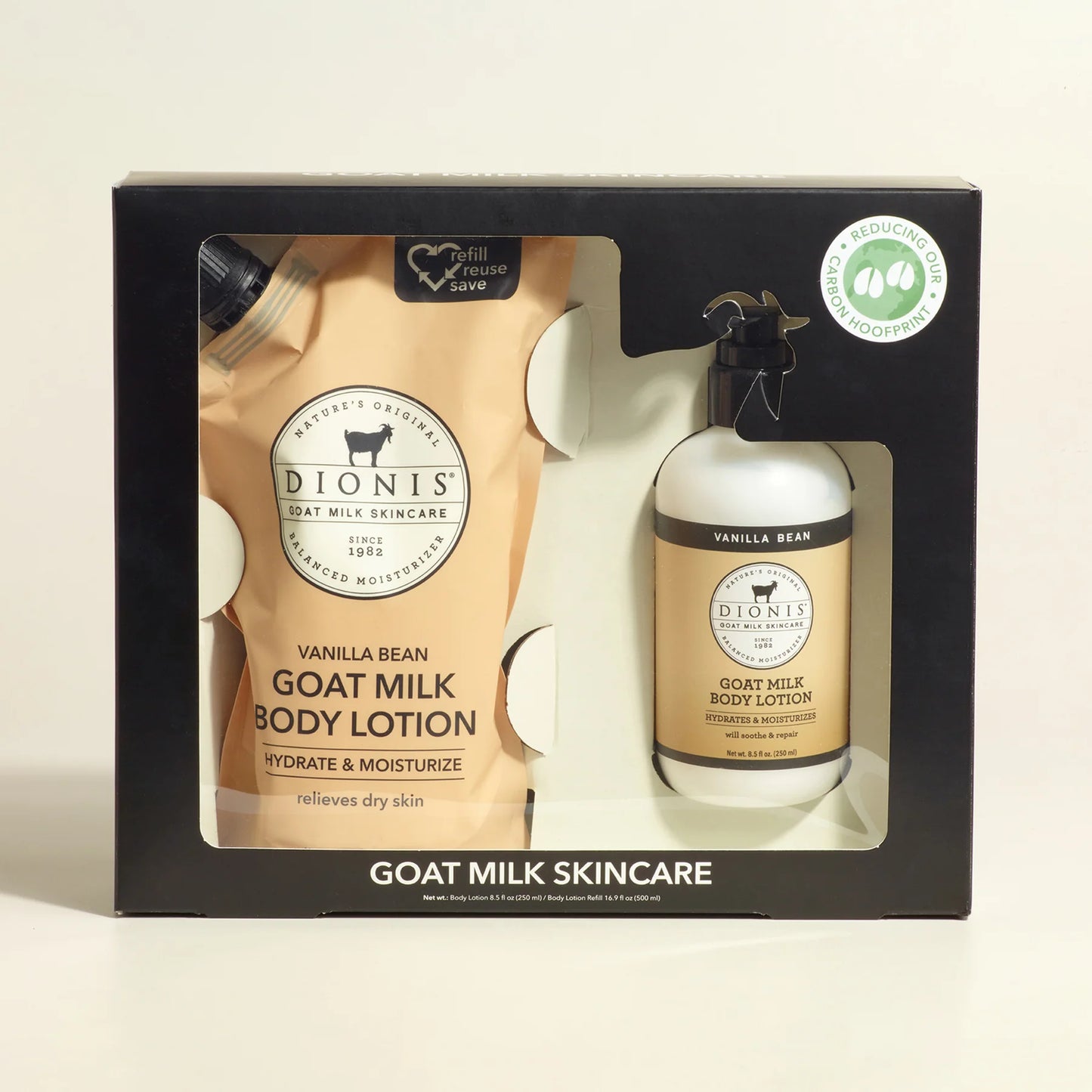 Dionis Vanilla Bean Body Lotion & Refill Gift Set
