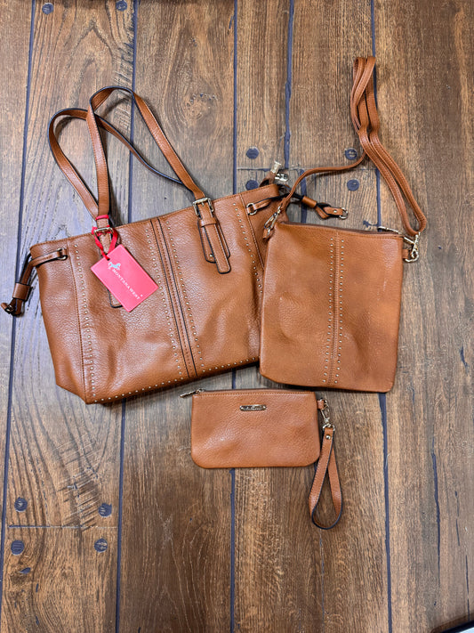 Montana West 3‑Piece Set | Tote, Crossbody & Wallet