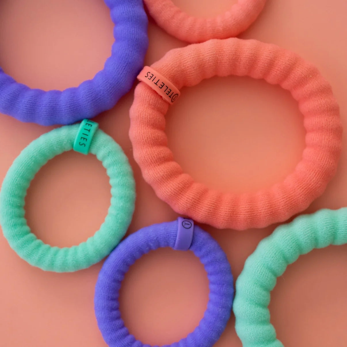 Color Rush Nylon Hair Ties