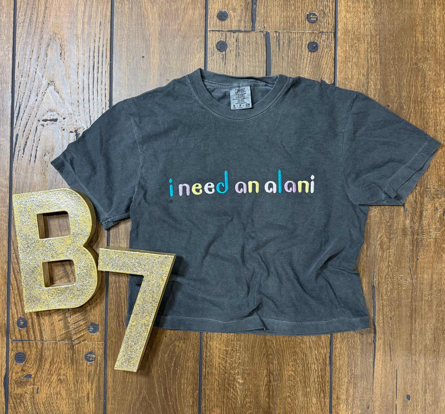 Custom Embroidered Tee Shirt – Personalized Graphic Tee by B7 Boutique