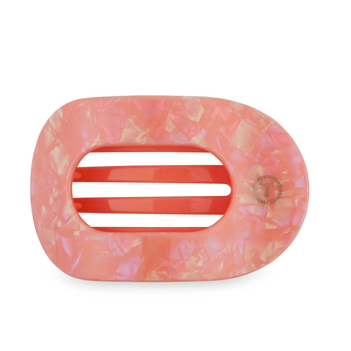 Large Flat Round Teleties Clip