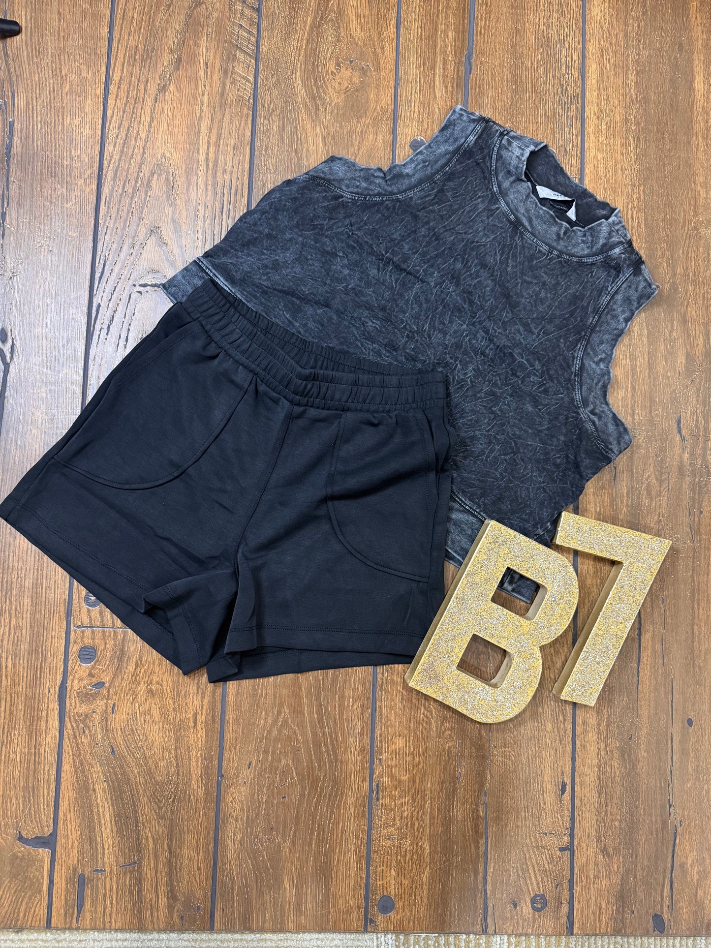 CROPPED COTTON SLEEVELESS TOP RAE MODE