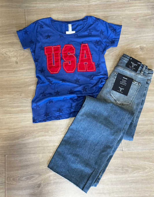 USA Raggedy Tee | B7 Custom Creations
