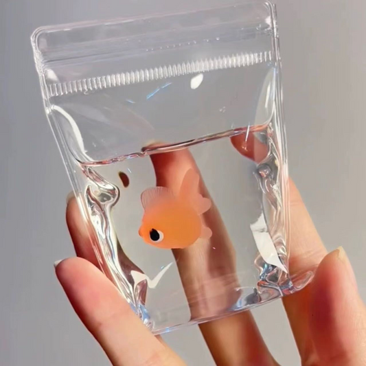 Squishy Goldfish Fidget Toy – Mini Kawaii Stress Relief Squeeze Toy