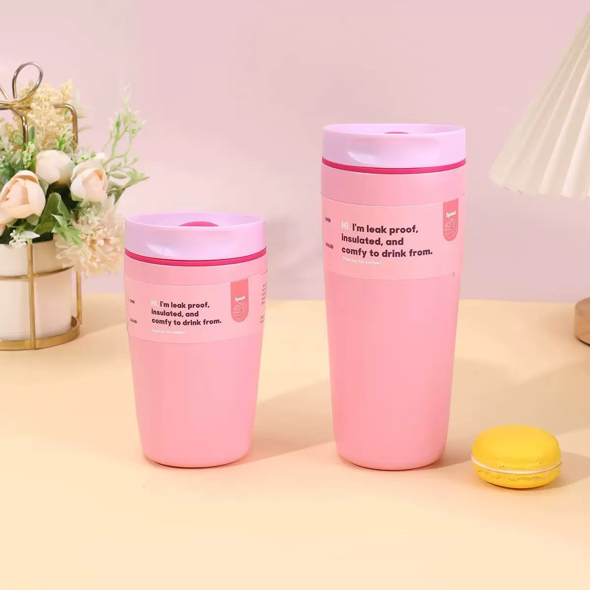 Leakproof Insulated Travel Cup | 12 oz & 20 oz Coffee Tumbler