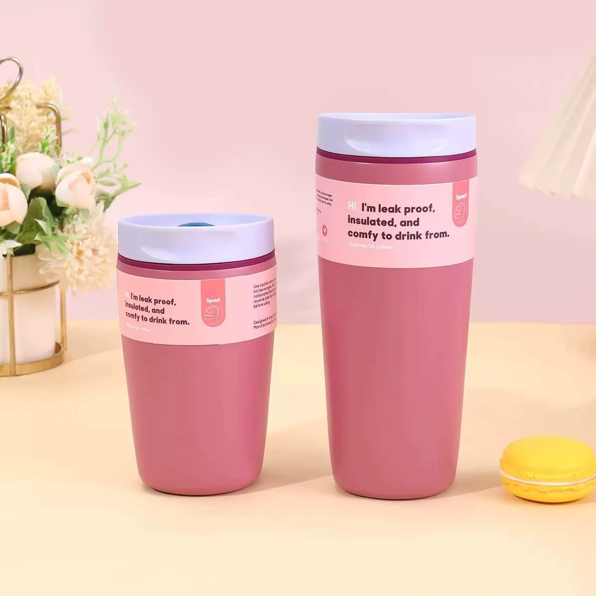 Leakproof Insulated Travel Cup | 12 oz & 20 oz Coffee Tumbler