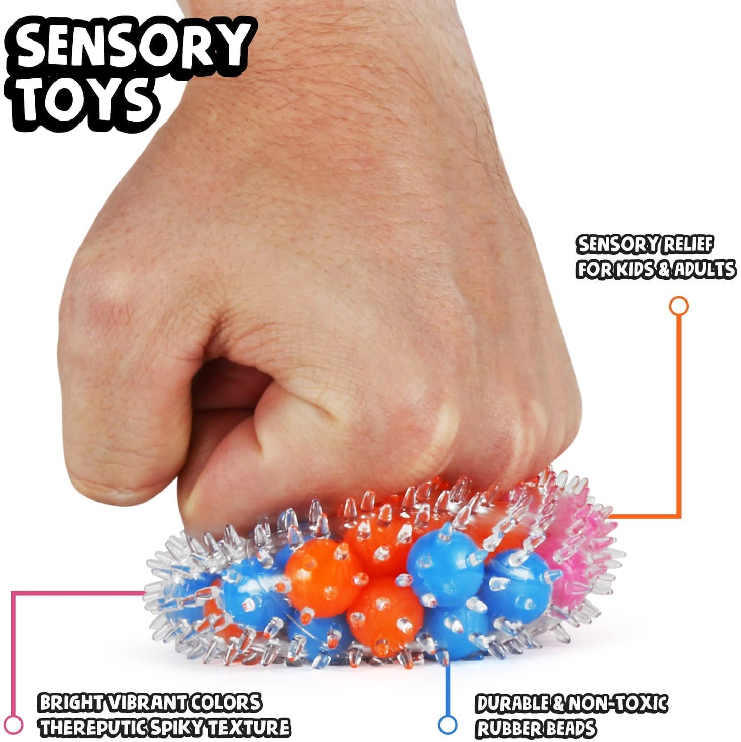 Squishy Stress Ball – Squeeze Toy for Kids & Adults Stress Relief