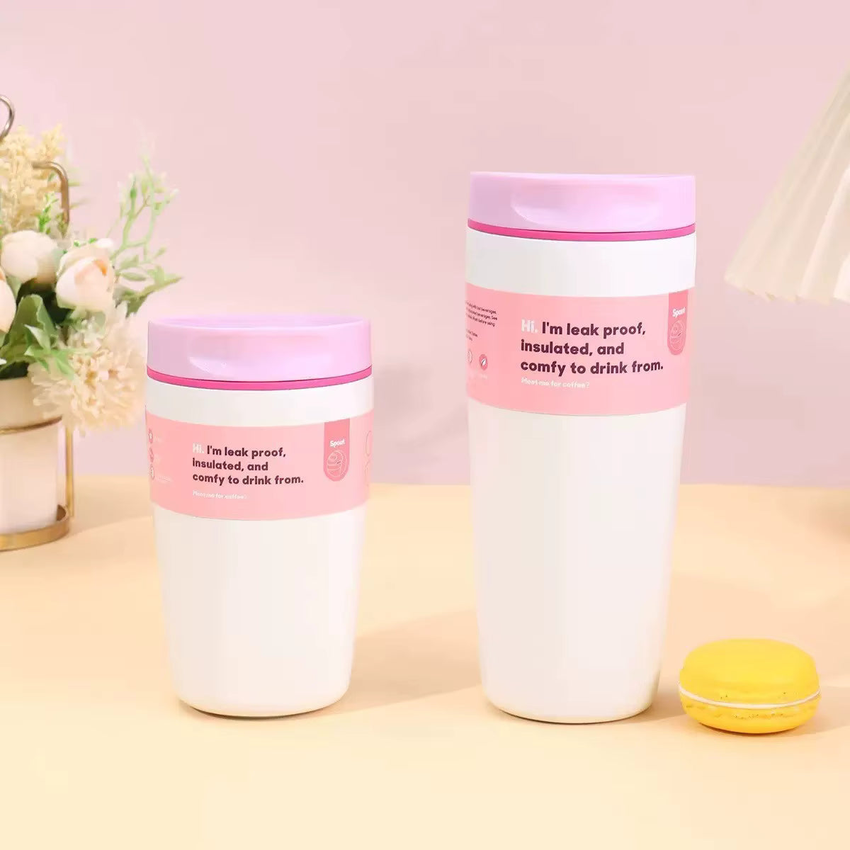 Leakproof Insulated Travel Cup | 12 oz & 20 oz Coffee Tumbler