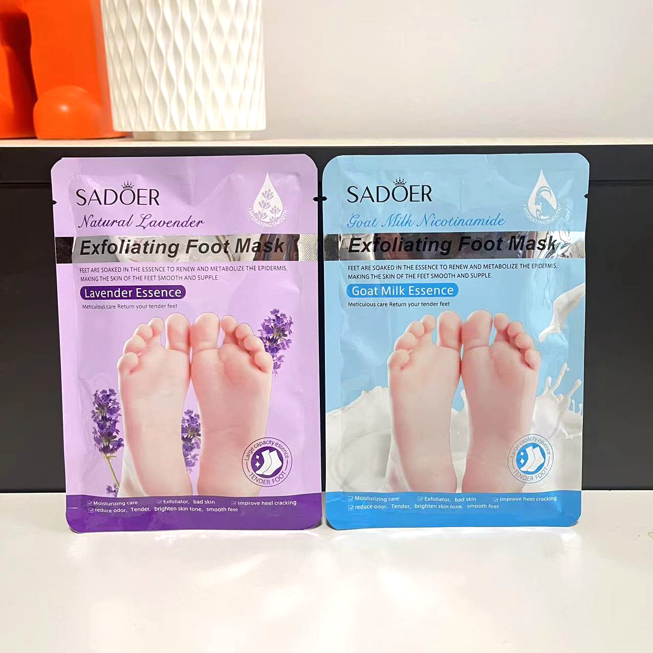 Exfoliating Foot Mask – Peeling Foot Treatment Socks for Soft, Smooth Feet