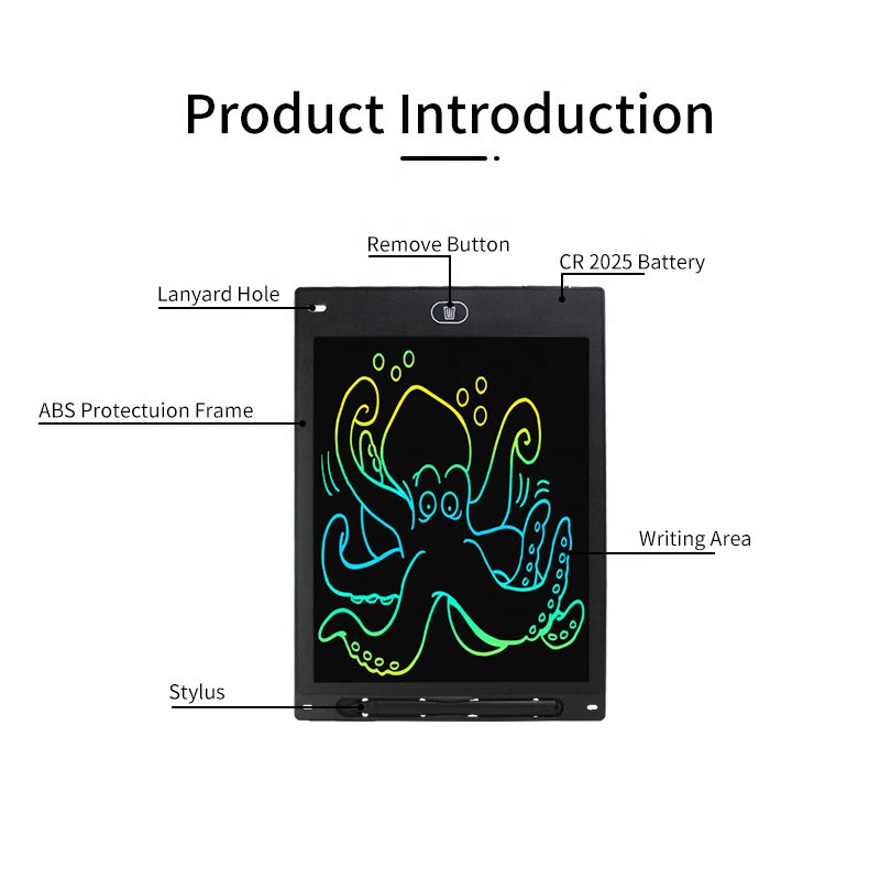 Colorful LCD Drawing Tablet for Kids – 8.5” Doodle Pad