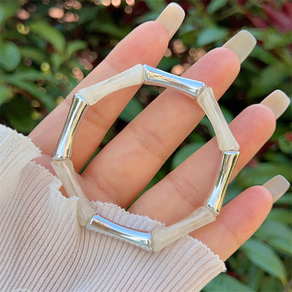 Coastal Pop Tube Bangle Bracelet – Colorful Stretch Stackable Bracelet