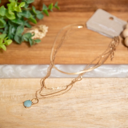Sea Glass Dreams Layered Necklace