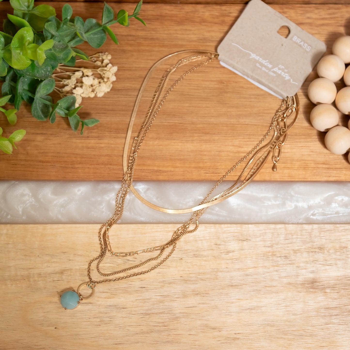 Sea Glass Dreams Layered Necklace