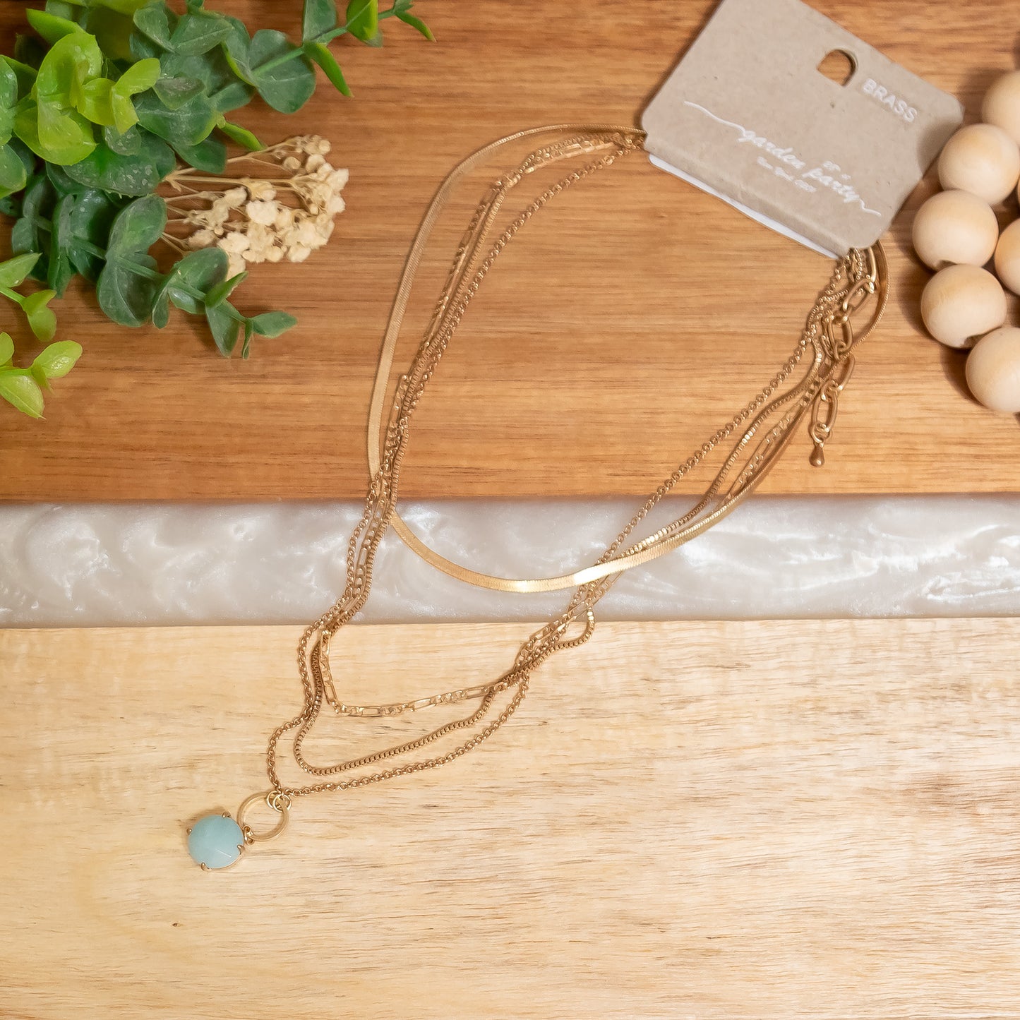 Sea Glass Dreams Layered Necklace