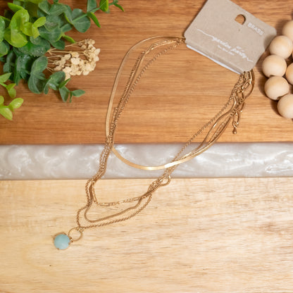 Sea Glass Dreams Layered Necklace