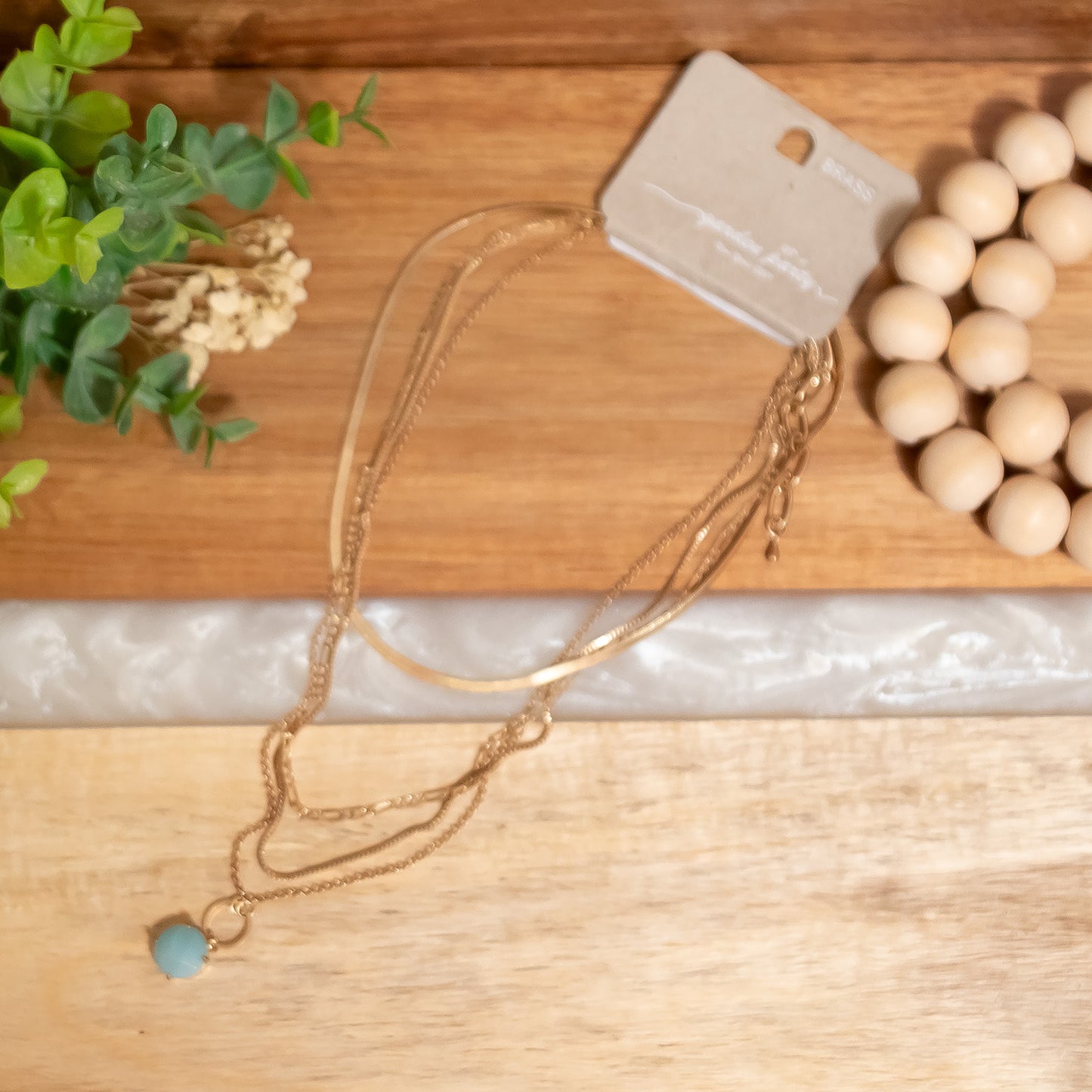 Sea Glass Dreams Layered Necklace