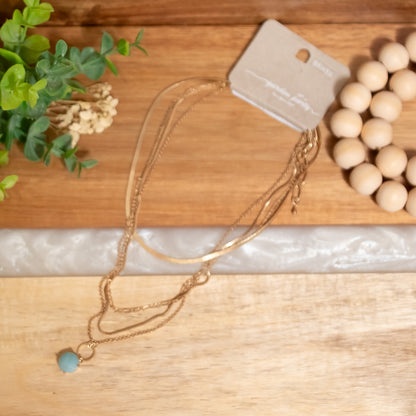 Sea Glass Dreams Layered Necklace