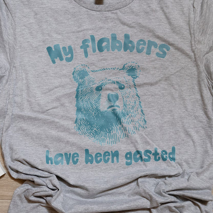 My Flabbers Have Been Gasted Tee – Funny Bear Meme Graphic Shirt