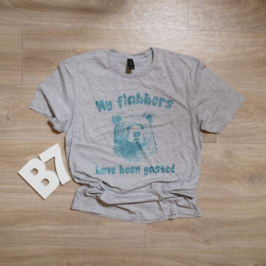 My Flabbers Have Been Gasted Tee – Funny Bear Meme Graphic Shirt