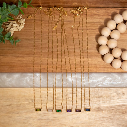 Candy Bar Gem Necklace