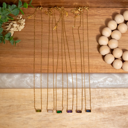 Candy Bar Gem Necklace