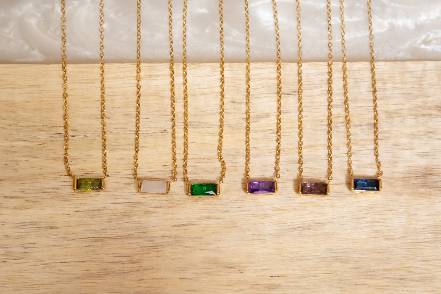 Candy Bar Gem Necklace