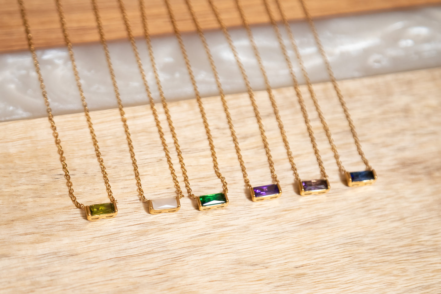 Candy Bar Gem Necklace