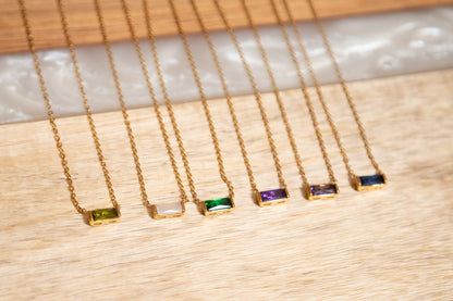 Candy Bar Gem Necklace