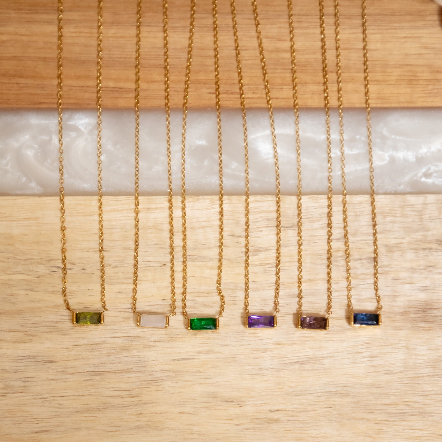 Candy Bar Gem Necklace