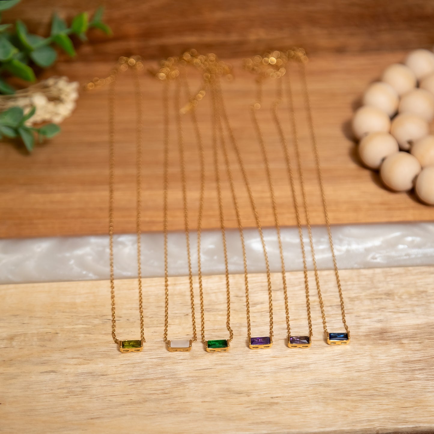 Candy Bar Gem Necklace