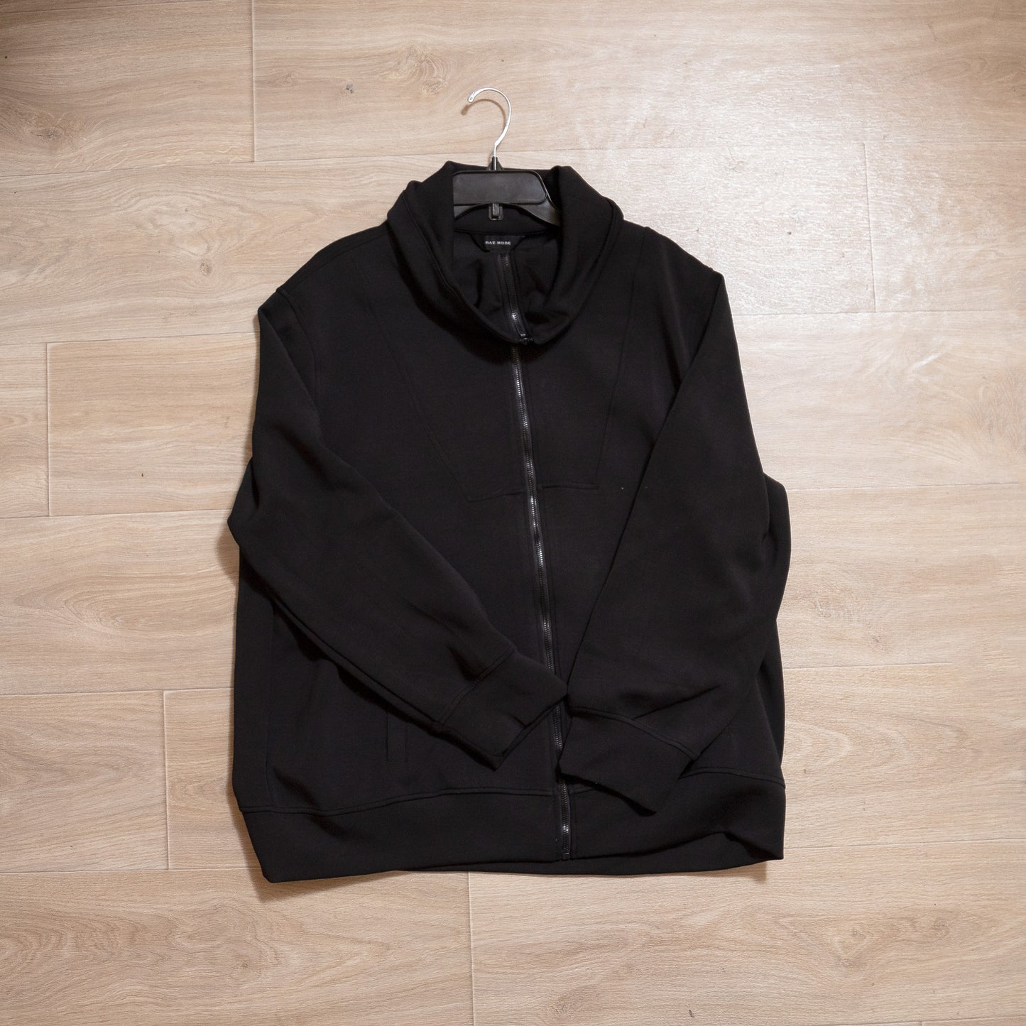 Plus-Size Full-Zip Jacket by Rae Mode – Soft Modal-Poly Blend