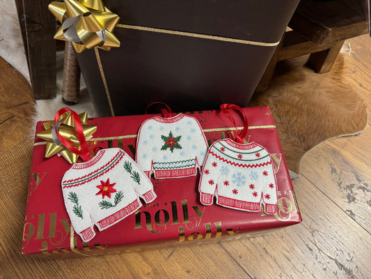 Ugly Sweater Felt Gift Card Holder Ornaments 🎄