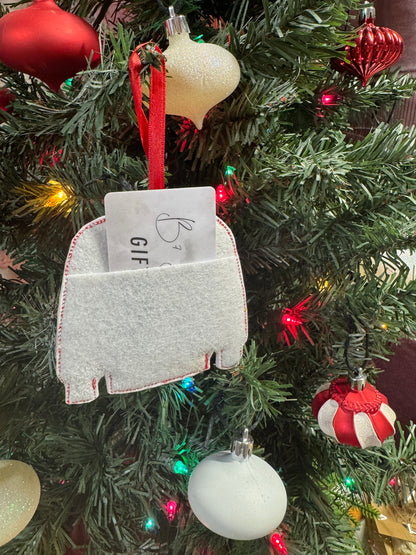 Ugly Sweater Felt Gift Card Holder Ornaments 🎄